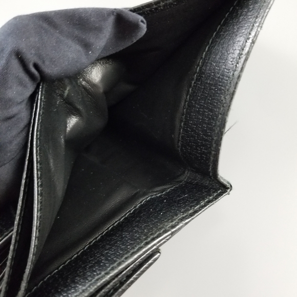 GUCCI GG Vintage Classic Double Sided Flap Wallet Signature Signature Italy - Picture 13 of 16